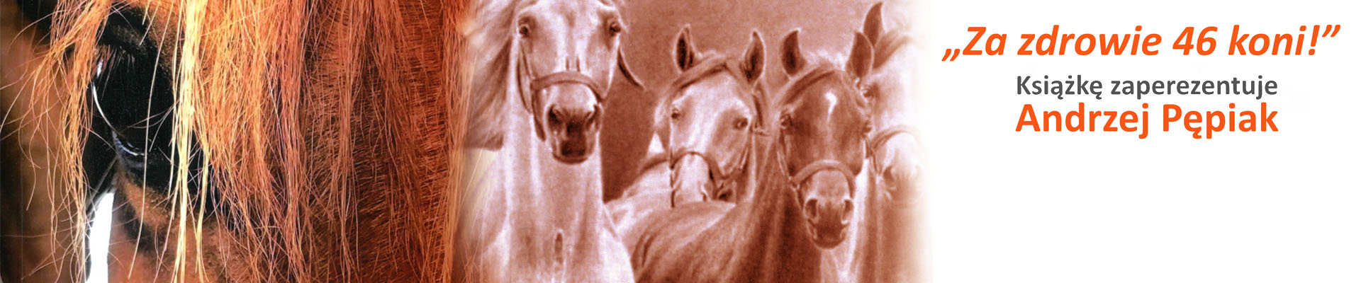 „Za zdrowie 46 koni!” – Promocja książki – dr Andrzej Pępiak
